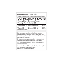 Charger l'image dans la galerie, Vitamine D3 — Cholécalciférol à croquer