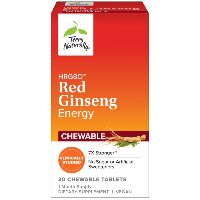 HRG80™ Red Ginseng Energy — Energie à croquer